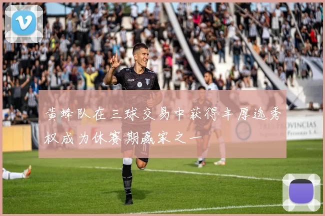 黄蜂队在三球交易中获得丰厚选秀权成为休赛期赢家之一